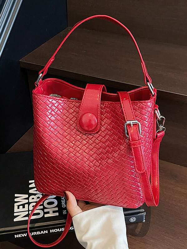 2025 New Womens Daily Use Bucket Handbag, Tote & Shoulder Bag