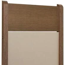 Kit Of 6 Madesa Dining Chairs In Brown And Cream - Brown/Beige - View 5