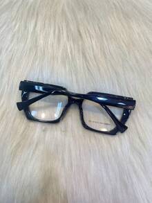 Retro Cat Eye Sunglasses With Black Frame And Polygonal Lenses For Myopia, Female Face, Small And Plain - Hitam - View 3