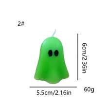 1 Stück, 17 Formen Halloween Geist duftende Kerze, Heimdekoration, Feiertagsgeschenk, Badezimmer Duft