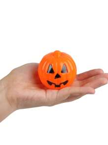 1 pieza/5 piezas Caja de dulces de calabaza de Halloween, caja de regalo de plástico con calabaza espeluznante de Halloween, adecuada para recuerdos de fiesta de Halloween, decoración de dulces, mini bomba e juguetes de terror - Rellenos no incluidos, decoración estacional