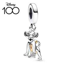Disney 1 pieza de colgante de plata de ley 925 con cuenta-colgante, adecuado para pulsera DIY original, regalo de joyería de moda para compromiso y cumpleaños de mujer, modelo muy vendido