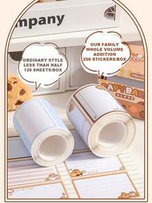 1pc Capybara Sticky Notes, High Quality Full Adhesive, Suitable For Middle/Elementary School Students, College Exams, Office Use - Cute Material Paper, Removable Memo Sticker School Supplies, Back To School - Pull-out Sticky Note - View 3
