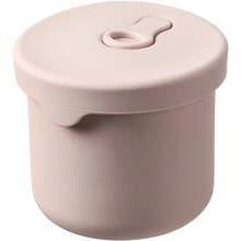 Fiambrera redonda de silicona de 700ML y 250ML, refrigerador, caja de mantenimiento fresco, apto para microondas, apto para lavavajillas, contenedor de almacenamiento de alimentos con tapa OQCW - 250 ml Rosa - Ver 12