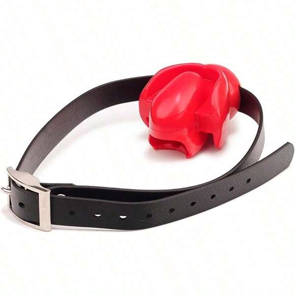 Ball Gag Silicone Soft Mouth Sex Balls With Adjustable Bondage Strap Ballgag For SM Adult Fetish Restraint Kit Red