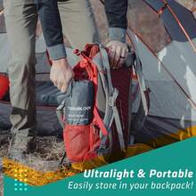 Colchoneta inflable ligera para camping y acampada, cómoda y portátil para adultos en actividades al aire libre - 1 - Ver 7