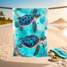 1pc Microfiber Beach Towel - Quick Dry, Absorbent, Suitable For Adults, Travel, Summer, Sports, Swimming, Pool, Yoga, Camping, Printed Pattern, Beach Essentials, Beach Accessories, Pool Float - Multicolor - View 60