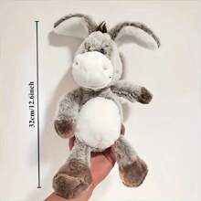 1pc Cute Cartoon Donkey Plush Doll, Random Color, Companion For Dogs To Sleep With, Allowing Dogs To Self-Exercise, Suitable For Small And Medium Breed Dog Toys