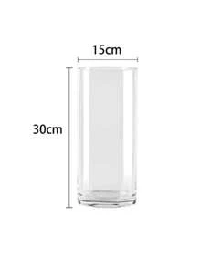 Transparente Acryl Vase Deko, Wohnzimmer Blumenvase, hydroponische frische Blumen transparente zylindrische Vase, Blumenladen belebender Blumenkorb