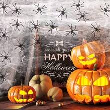 1pc Halloween Simulation Mini Spider & Cobweb, Random Style, Halloween Party Decor, Haunted House Prop, Desktop Ornament, Bar Scene Layout, Cosplay Dress Up Accessory, Festival Atmosphere Decoration For Home Yard Window Display - Multicolor - View 3