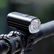 Luz Frontal de Bicicleta LED Recarregável USB de Alta Luminosidade, Luz de Ciclismo de Alta Intensidade Potente, Material de Liga de Alumínio, 5 Modos de Iluminação, Equipamento de Lanterna para Bicicleta de Montanha e Scooter