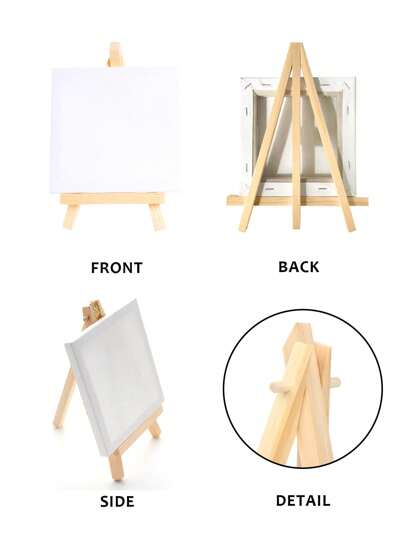 10 pezzi Semplice supporto da tavolo per decorazione, cavalletto per lavagna da disegno, cavalletto da tavolo per dipingere, cavalletto da scrivania per bambini e studenti, cavalletto per pittura ad olio, adatto per pittura per bambini, forniture scolastiche, ritorno a scuola