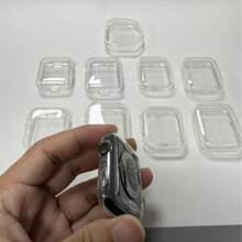 2 Packs Transparent 360° Shockproof Case For Apple Watch S10/S9/S8 | Full Coverage Slim Minimalist Design