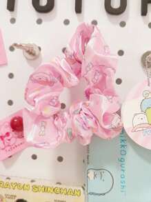 Sanrio 2pcs Sanrio Hello Kitty Hairband, Cute Pink Hairband With Cute Cat Pattern - Cute Minimalist Hairband For Women, Elastic Hairband With Cherry Print, Perfect For Ponytails And Buns - Perfect Gift - Hair Accessories, Ponytails, Hairbands, Hair Ropes, Versatile Hair Accessories | Back To School Gifts, Hair Tie, Hair Accessory ,Hair Accessories, Scrunchy Hair Ties