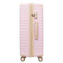 MERAX Luggage Sets 5 Piece With Front Opening , Hardside Expandable Carry On Suitcase With Spinner Wheels TSA Lock USB Port Cup Holder Duffel Bag And Toiletry Bag, Pink - 粉色 - 查看 11