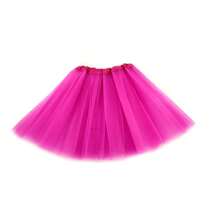 1 pezzo Gonna in tulle a 3 strati con fodera per adulti, costume da ballo natalizio retrò anni '80, gonna tutu gonfia per ragazze per primavera, estate, autunno e inverno