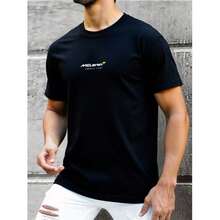 Playera Camiseta F1 Norris LL Unisex Normal - Negro - Ver 3