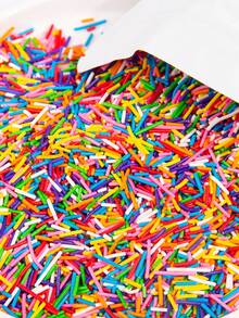 8OZ/226G Rainbow Bake Decorations Mix Confetti For Cupcakes, Ice Cream, Cookies, Cakes,For Inedible Only - Multicolor - View 5
