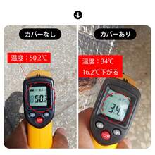 エアコン室外機カバー 室外機保護カバー 猛暑対策 遮熱 庭 ベランダ 四季通用 室外機 遮熱シート 断熱シート エアコンカバー アルミ 室外機 日よけカバー 保護カバー 雨 風 雪対策 ホコリよけ 遮熱保護 劣化防止 節電省エネ防水 防塵 家庭 固定ベルト - サイズ2 (80*30*57) - チェックする 6