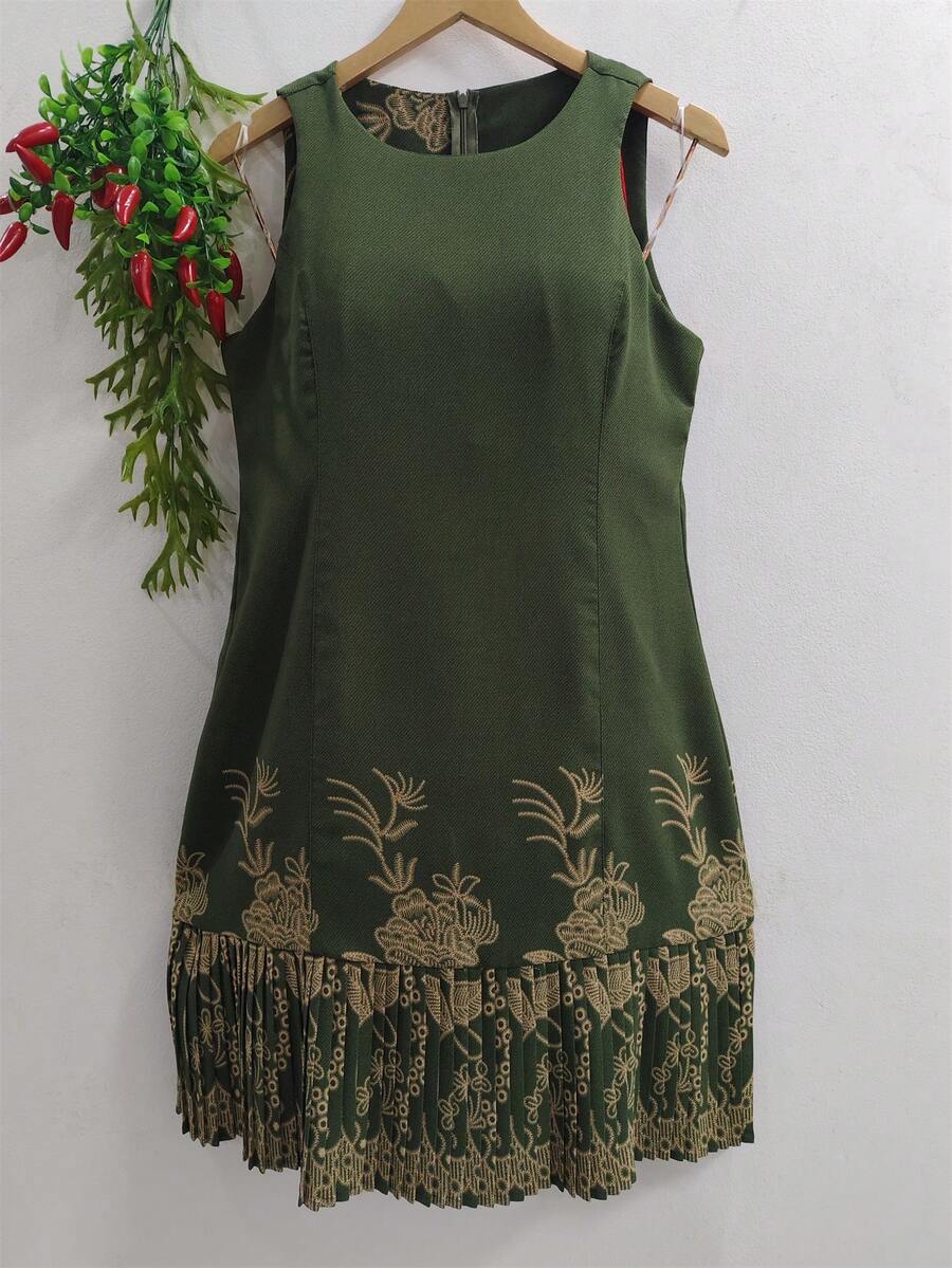 Women's Dress - Verde Oscuro - Ver 1