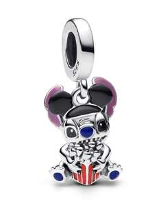 Disney Disney 100th Anniversary Enchanted Carriage Lab-Grown Rhinestone Charm Fits Bracelet Women 925 Silver Jewelry