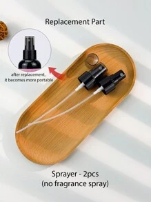 1 peça/2 peças, 150ml/5,07oz, Spray de Aromaterapia com Extrato Vegetal, Purificador de Ar Forte para Roupas, Casa e Carro, Difusor de Aroma, Emissão Natural para Remover Odores, Tornar o Ar Fresco, Acalmar Emoções, Criar uma Atmosfera Romântica, Baunilha, Chiclete, Cereja, Morango, Jasmim, Limão, Gelo Preto, Carro Novo, Colônia, Adequado para Decoração Doméstica, Carros, Salas de Estar, Quartos, Banheiros, Salas de Estudo, Presentes de Aniversário e Formatura, Portátil