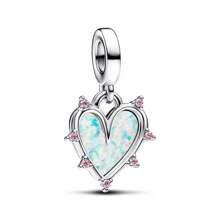 Disney Disney 100th Anniversary Enchanted Carriage Lab-Grown Rhinestone Charm Fits Bracelet Women 925 Silver Jewelry