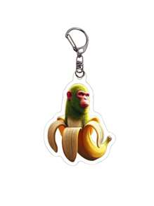 1 Stück Tung Tung Tung Sahur Tralalerotralala Schlüsselanhänger lustiger abstrakter Schlüsselanhänger Holzstabmännchen Bigfoot Baum Acrylanhänger Autoschlüsselring, alltägliches Taschenzubehör, Taschenanhänger, Schlüsselhalter. Ideal als Geschenk für Freund, Freundin, Familienmitglied, Arzt, Krankenschwester, Partygeschenk, Handydekoration und mehr, Geburtstaggeschenk, Partygeschenk, Abschlussgeschenk, Karnevalsgeschenk, Valentinstagsgeschenk, Autoaccessoire, Rucksack für die Schule