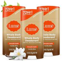 Lume Whole Body Deodorant - Smooth Solid Stick - 72 Hour Odor Control - Aluminum, Baking Soda And Skin  - 2.6 Ounce (Pack Of 2) (Lavender Sage) - 香草極樂 - 查看 1