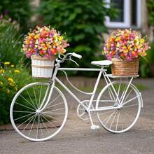 5 Packungen UV-beständige künstliche Gänseblümchenblumen - mehrfarbige Kunststoff-Kunstpflanzen für Garten, Veranda, Fensterbank und Wohndekoration, ideal für Hochzeiten, Verlobungen und ganzjährige Verwendung, im Innen- und Außenbereich, ohne Behälter, geeignet für Ostern, St. Patricks Tag, Ramadan, Muttertag, Memorial Day