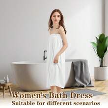 Luxury Wearable Bath Towel Robe - Modern Plaid Pattern, Super Soft, Quick-Dry, Highly Absorbent, Women's SPA Wrap, Easy Care, 280g, Space Theme Towel, Summer Wedding Home Bathroom Decor, Back To School Season - Multicolor - View 5
