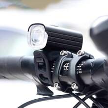 Luz Frontal de Bicicleta LED Recarregável USB de Alta Luminosidade, Luz de Ciclismo de Alta Intensidade Potente, Material de Liga de Alumínio, 5 Modos de Iluminação, Equipamento de Lanterna para Bicicleta de Montanha e Scooter