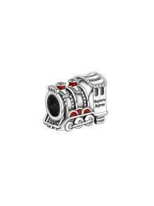 Disney Dije de carroza encantada con diamantes de laboratorio para el 100º aniversario de Disney, apto para brazaletes, joyería de plata 925 para mujeres