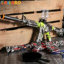 圣诞装饰专用颜色 M4A1 电动爆能枪玩具，具有 9 种独特外观，可充电和重复使用，适合团队活动的自动户外玩具，完美的生日户外玩具礼物（不含子弹） - 彩色 - 查看 8