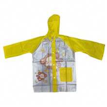 Impermeable transparente para nin@ con diseños vario tallas - Amarillo - Ver 2