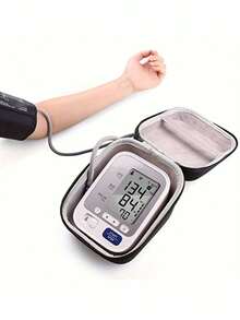 Portable Blood Pressure Monitor Carrying Case, Durable Protective Hard Shell Storage Bag For Home Blood Pressure Cuff And Digital Machine Organizer , Anti-Fall Design - Multicolor - View 1