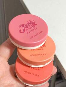 HOLIKA HOLIKA Jelly Dough Blush 01 Apricot Jelly, Creamy Texture Blush, Velvet Matte Finish, Smooth & Lightweight, Long-Lasting, Smudge-Proof, Easy To Apply, Creates Healthy Glow, Suitable For Multiple Occasions, Korean Makeup, 4.2g/0.15oz - 01 APRICOT JELLY - 查看 11