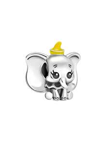 Disney Disney 100th Anniversary Enchanted Carriage Lab-Grown Rhinestone Charm Fits Bracelet Women 925 Silver Jewelry