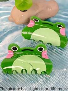 1 Stück süßer Froschkrallen-Haarklammer kreative Haargummi, einzigartiges tägliches Haaraccessoire modische Haraccessoires elegante Haarspange