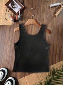 Canotta estiva elegante da donna per il tempo libero e le vacanze, canotta casual di nicchia alla moda e comoda per le donne