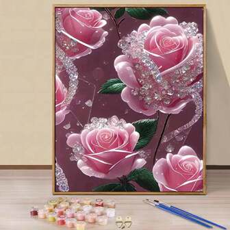 Kit de Pintura por Números para Adultos - Lienzo 16x20", Juego de Pintura Acrílica Fácil con Pinceles y Pinturas - Perfecto para Decoración del Hogar y Regalos para Cumpleaños, Día del Padre, Navidad, Día de la Madre