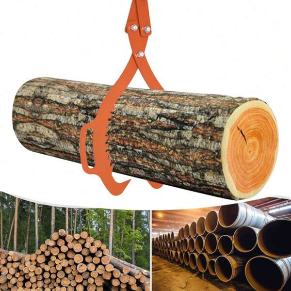 SENDERPICK 1000kg/2204.6 lbs Klaue Haken Holzhebezange Log Hebezange Baumst?mme Hebezange