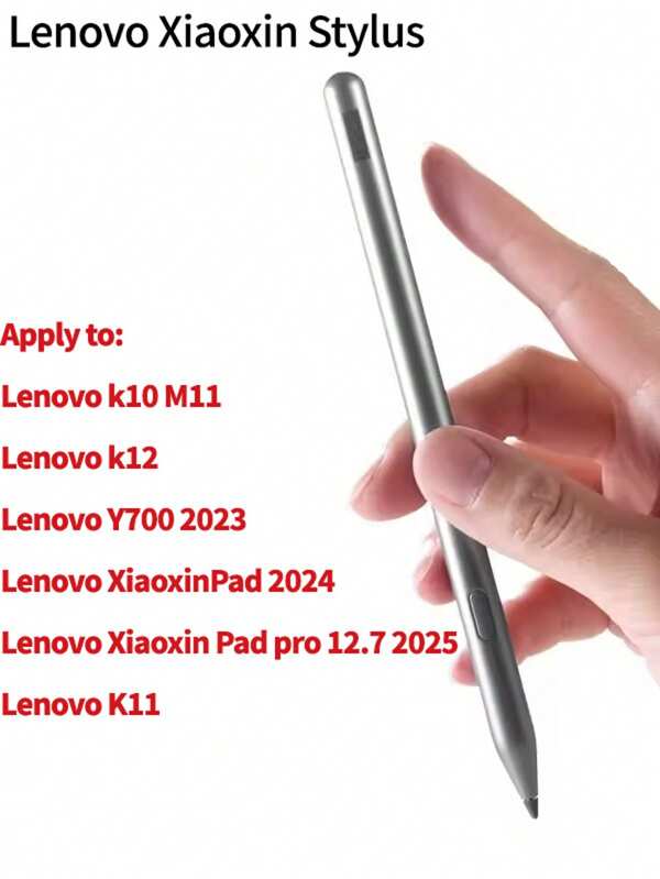 Lenovo Lápiz digital Lenovo Pen AP501U Xiaoxin para K10/K11/ K12/Y700 2023/XiaoxinPad 2024/Pad Pro 12.7 2025//Escribe contra el falso toque Bluetooth para Android