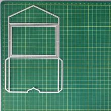 Metallstanzen, Umschlag-Schneidwerkzeug-Form, aus Kohlenstoffstahl für DIY Papierhandwerk, Grußkarten, Prägung, Heimdekoration-Projekte
