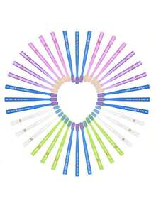 3 件随机颜色超软牙刷，带小巧刷头，无味设计，温和呵护牙龈，适合成人，男女通用 - 彩色 - 查看 6