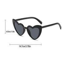 1 件定制时尚婚礼时尚眼镜，派对时尚眼镜，个性化文字，浪漫复古眼镜，心形风格，送给爱人、家人、朋友的礼物，定制时尚眼镜 - 彩色 - 查看 9