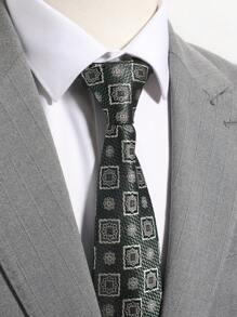 1 Stück Herren Krawatte mit Blumenmuster, vielseitig für Business und Lässig Wear, 7,5 cm Retro Jacquard Krawatte passend für Anzüge, Formelle Kleidung und vielseitige Outfits