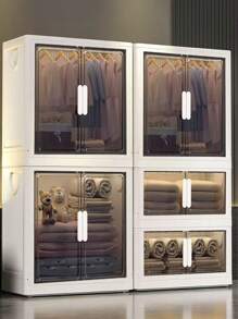 5/4/3/2/1 Layer Simple Wardrobe Closet, No Installation Required, Foldable Super Large Household, Bedroom, Rental House Adult Storage Cabinet