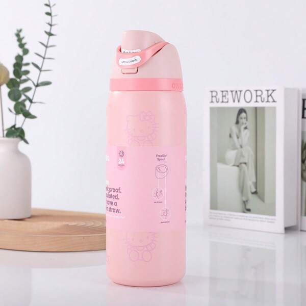 Owal-A 32 Oz Isolierte Edelstahl Sport Wasserflasche mit Strohhalm für Sport, Reisen und Schule, 32 Unzen große Kapazität Metall Vakuumisolierte wiederverwendbare Kaffeetasse, 32oz tragbare Wasserflasche, hält Getränke stundenlang heiß/kalt, schweißfest, robust, 32oz Sport Wasserflasche für Outdoor-Aktivitäten, Camping, Autofahren, Geburtstags- und Weihnachtsgeschenk für sportbegeisterte Männer und Frauen