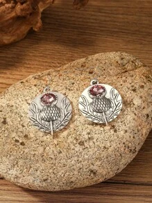 1 Pair Vintage Boho Design Earrings, Creative Unique Jewelry Accessories Gift For Women, Suitable For Daily And Festival Wear
